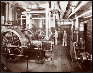 A press at the McCall Publishing Co., New York